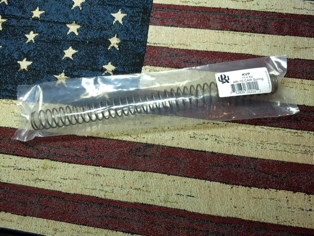 Kaw Valley Precision Stainless Steel Carbine Buffer Spring - Customer Photo From Mark