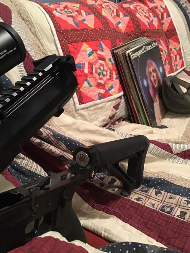 Kaw Valley Precision AR-10 Carbine Stainless Steel Tungsten Buffer - 5.6oz - Customer Photo From Kim Greene