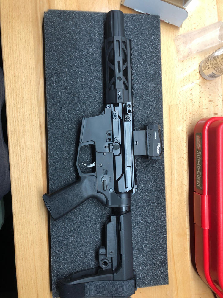 Kaw Valley Precision AR-15 Konza Free Float M-LOK Handguard - 5" - Customer Photo From Jeff Mezzullo