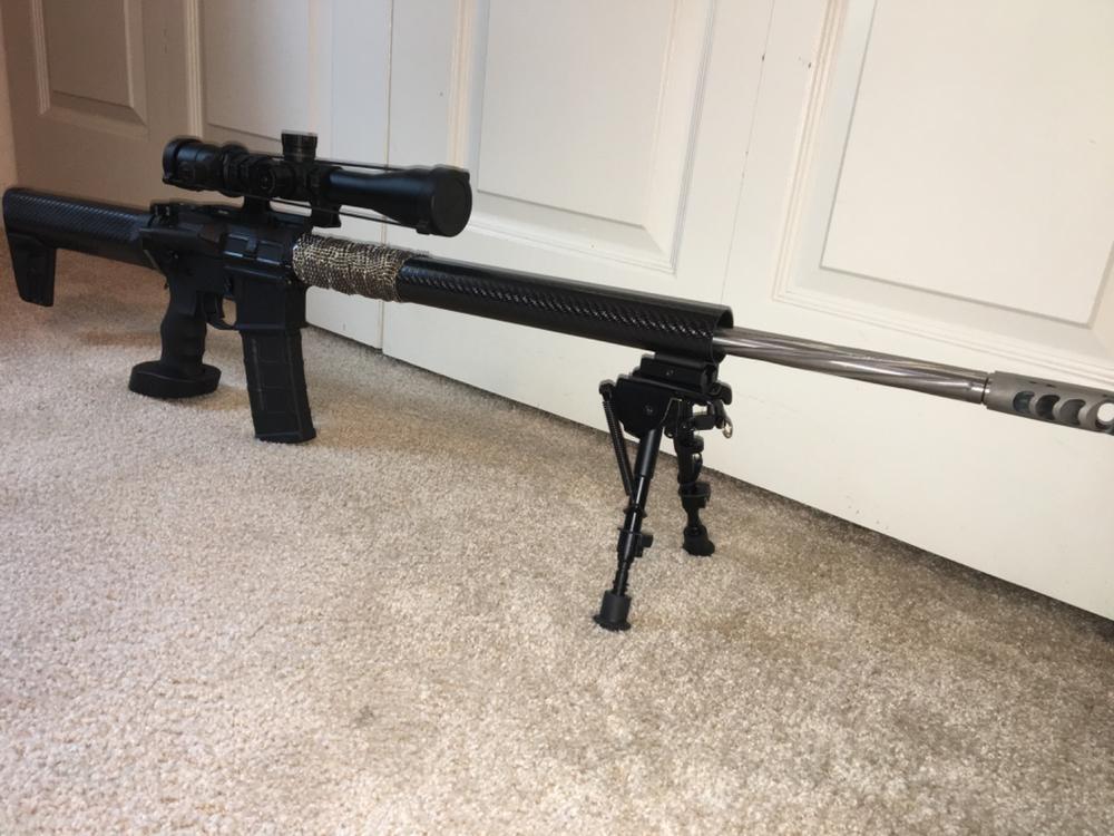 Kaw Valley Precision Slim PCC Carbon Fiber Handguard - 10.25" - Customer Photo From Jammye McQuade