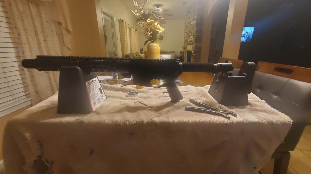 Aero Precision Enhanced M-LOK Free Float Handguard Gen 2 w/ BAR Barrel Nut - 12", Black - Customer Photo From John Robinson