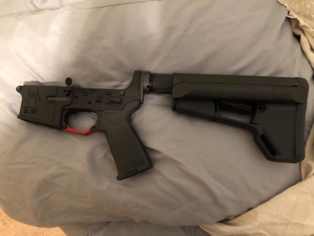 UTG AR-15 Oversized Trigger Guard - Red - Customer Photo From Michael Wright