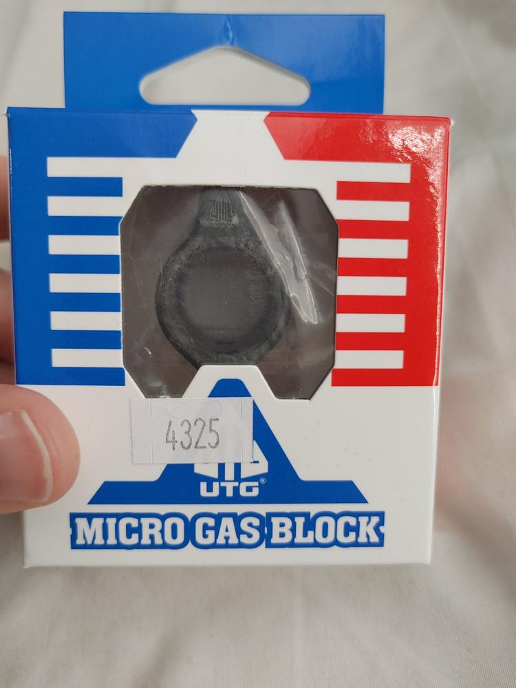 UTG AR15 .750 Micro Gas Block - Customer Photo From Steven Knabe