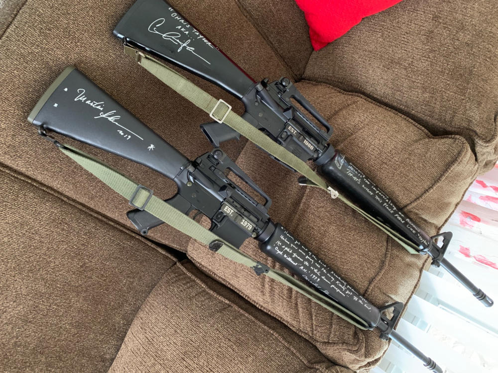 A1 Triangle Handguard - Rifle Length - Customer Photo From Rick Miles