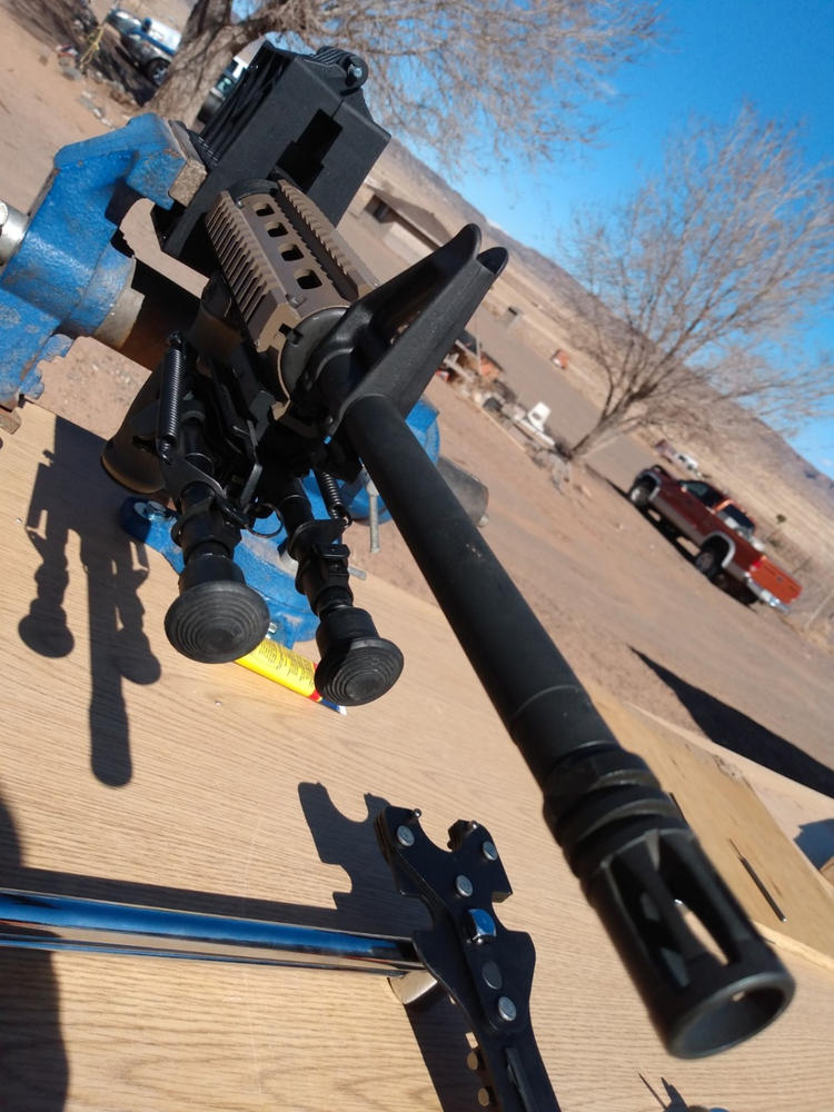 NBS 16″ 5.56 Heavy Contour 1:7 Carbine Barrel w/ FSB – Phosphate - Customer Photo From Nathan Begay