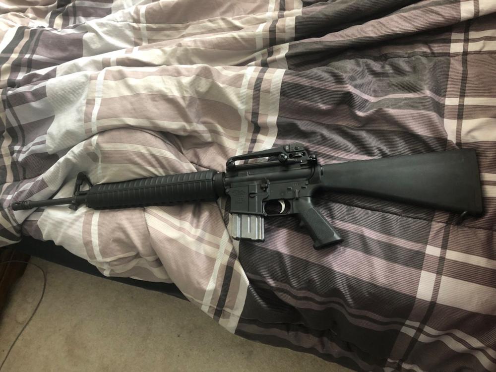 NBS 20″ 5.56 Lightweight Contour 1:9 Rifle Length Barrel w/ FSB – Phosphate - Customer Photo From Holden Meisner