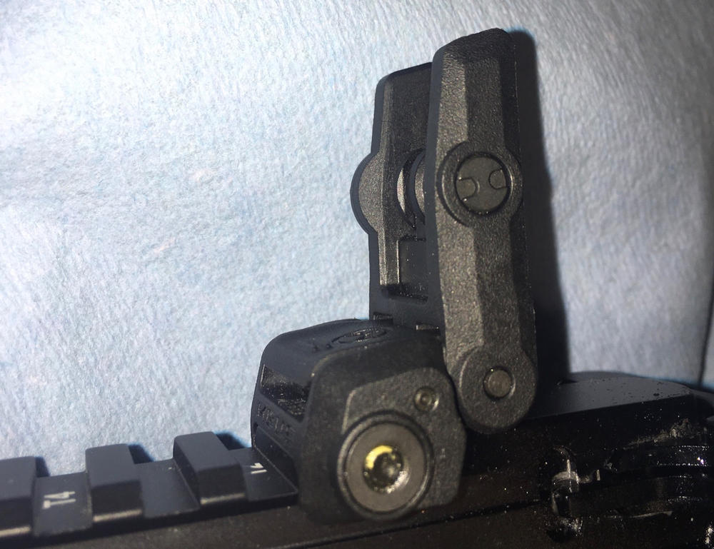 Magpul MBUS Gen 3 Front & Rear AR-15 Back-Up Sight Set - Customer Photo From Steven Spearman