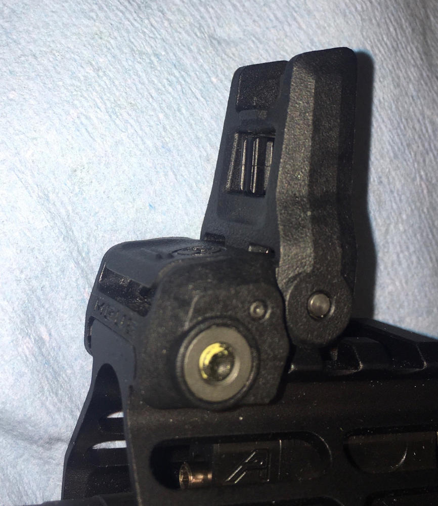 Magpul MBUS Gen 3 Front & Rear AR-15 Back-Up Sight Set - Customer Photo From Steven Spearman