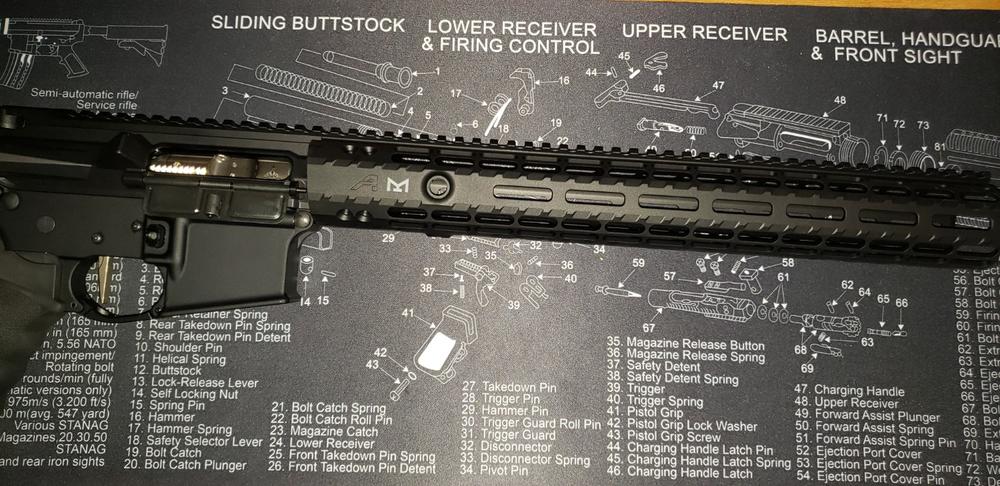 Aero Precision M4E1 Enhanced Upper Receiver and M-LOK Handguard Combo Gen 2 - Anodized Black - 15" - Customer Photo From Chris Morris