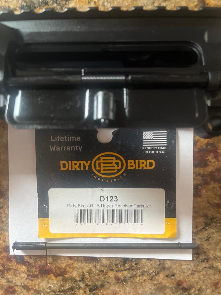 Dirty Bird AR-15 Upper Receiver Parts Kit - Customer Photo From Kevin shipman 