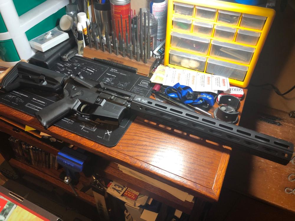 Aero Precision M4E1 Enhanced Upper Receiver and Quantum M-LOK Handguard Combo - Anodized - 15" - Customer Photo From Jacob Lemley