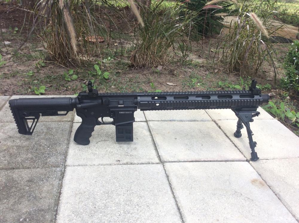 NBS 16" 6.8 SPC II Carbine Quad Rail Upper Assembly - Customer Photo From Eric Edwards