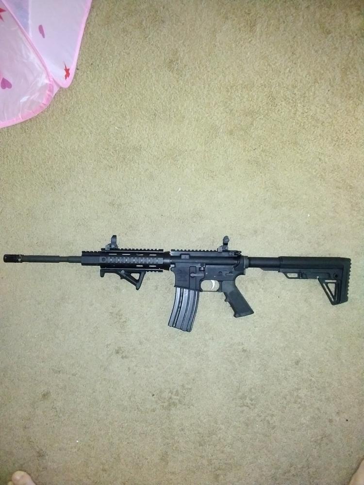 Aim Sports M4 Carbine Quad Rail - Black - Customer Photo From Erik Brace