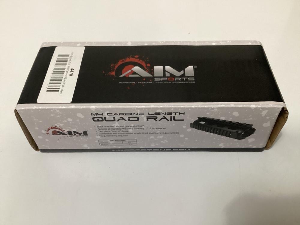 Aim Sports 6.5" M4 Carbine Quad Rail - Black - Customer Photo From Kevin Burt