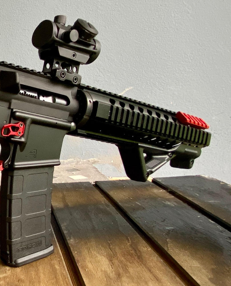 Aim Sports Free-Float Midlength Quad Rail V3 - Black - Customer Photo From luis carrion