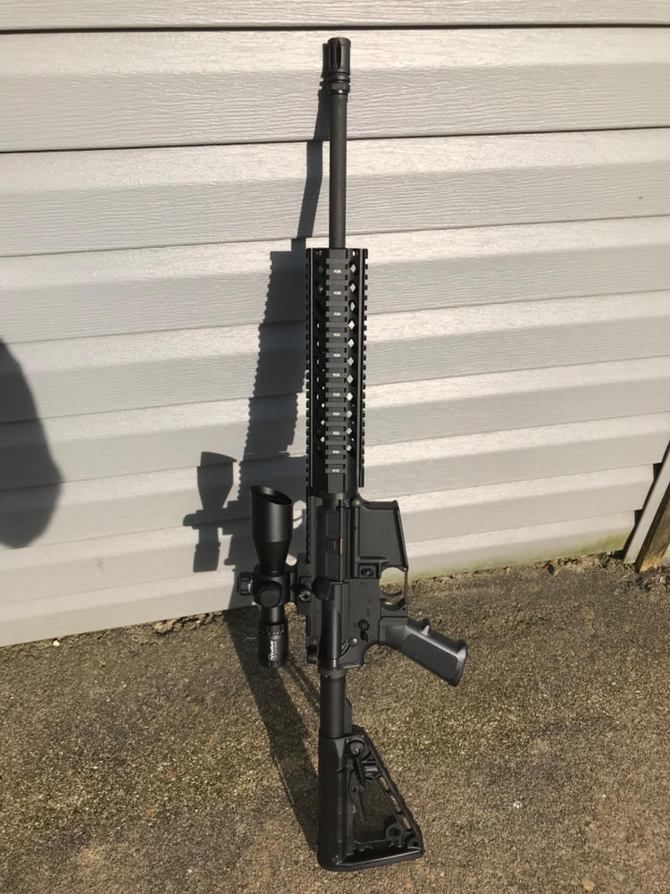 Aim Sports Free-Float Midlength Quad Rail V3 - Black - Customer Photo From David Camp