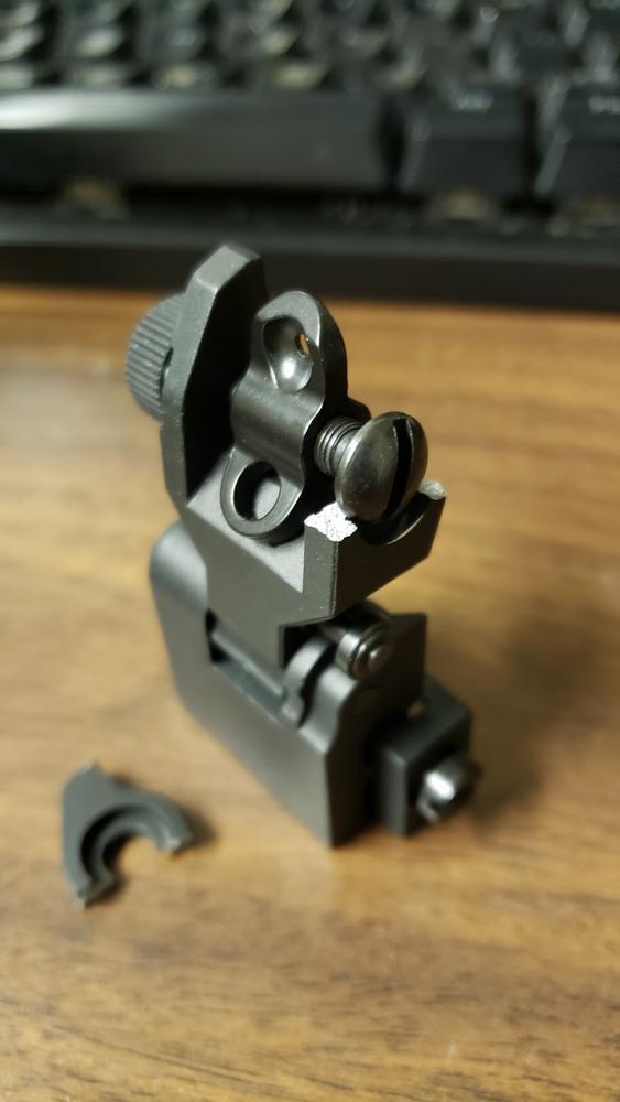 Aim Sports Rear Flip Up Sight - Customer Photo From Ryan H