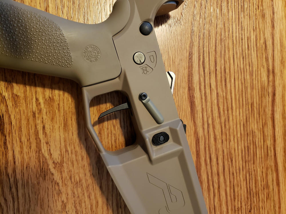 KNS Precision Gen 2 Non-Rotating Trigger/ Hammer Pins .154 Diameter - FDE - Customer Photo From Michael Bilotta