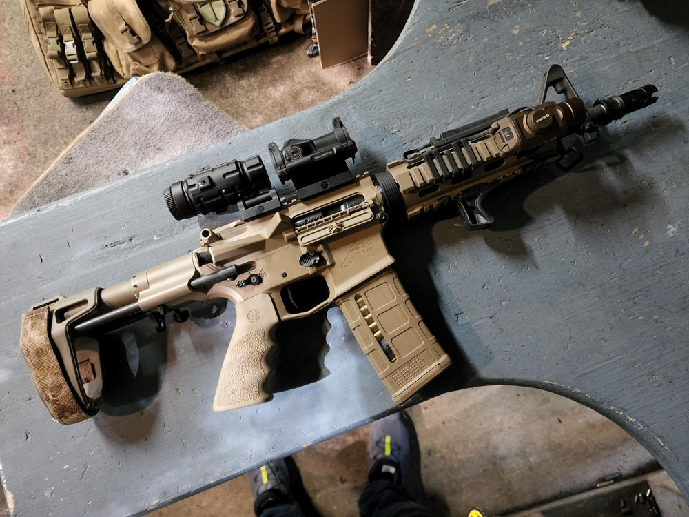 Aero Precision M4E1 Threaded Assembled Upper Receiver - FDE - Customer Photo From Christopher Mael