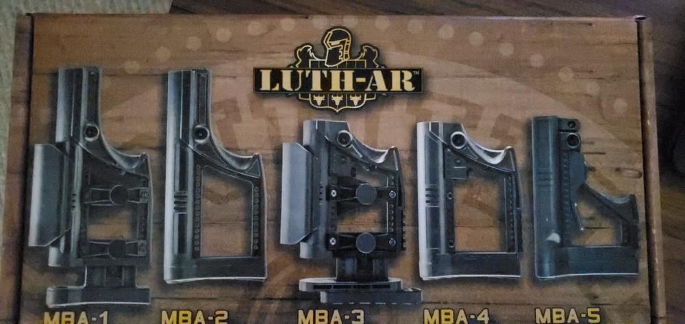 Luth-AR MBA-5 Carbine Buttstock - Black - Customer Photo From Richard Hamady