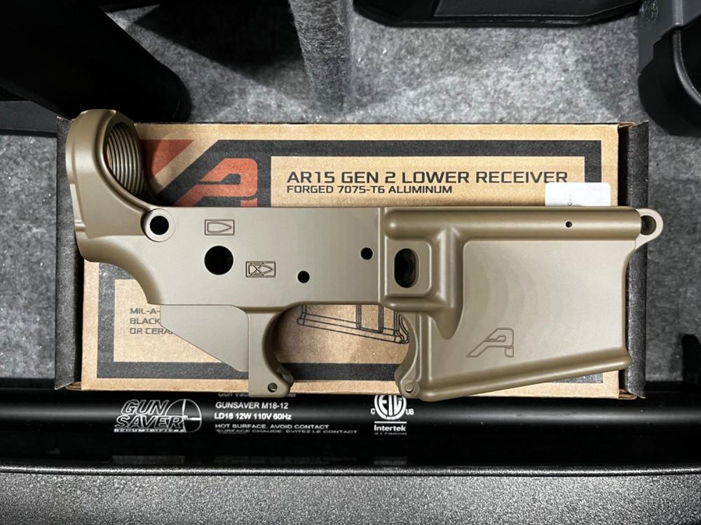 Aero Precision AR-15 Stripped Lower Receiver - FDE - Customer Photo From Michael Thomas