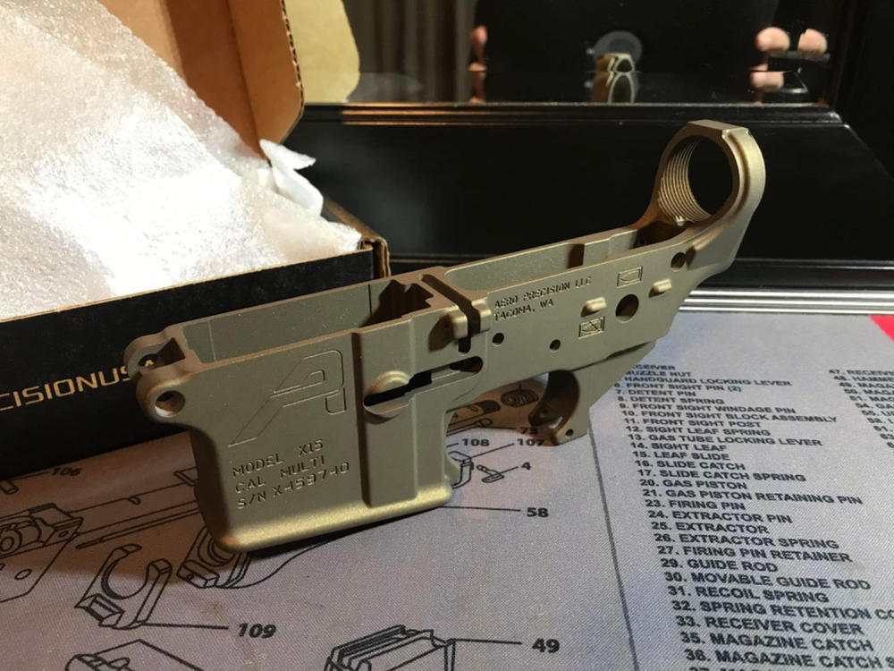 Aero Precision AR-15 Stripped Lower Receiver - Burnt Bronze - Customer Photo From Michael Kuth