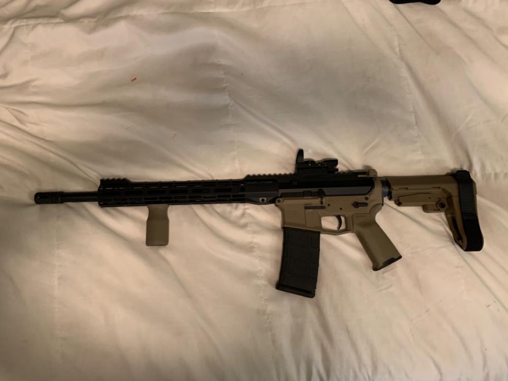 Aero Precision M4E1-T Complete Upper, 16" .300 Blackout Barrel, 12" M-LOK ATLAS S-ONE HG - Anodized Black - Customer Photo From Daniel Ripani