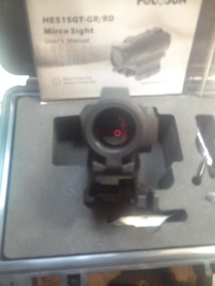 Holosun Elite Circle Dot with QD Mount - Red - Customer Photo From jeremey kashuba