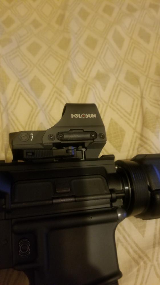 Holosun HUD Solar Powered Circle Dot Sight - Customer Photo From Ricardo Salinas