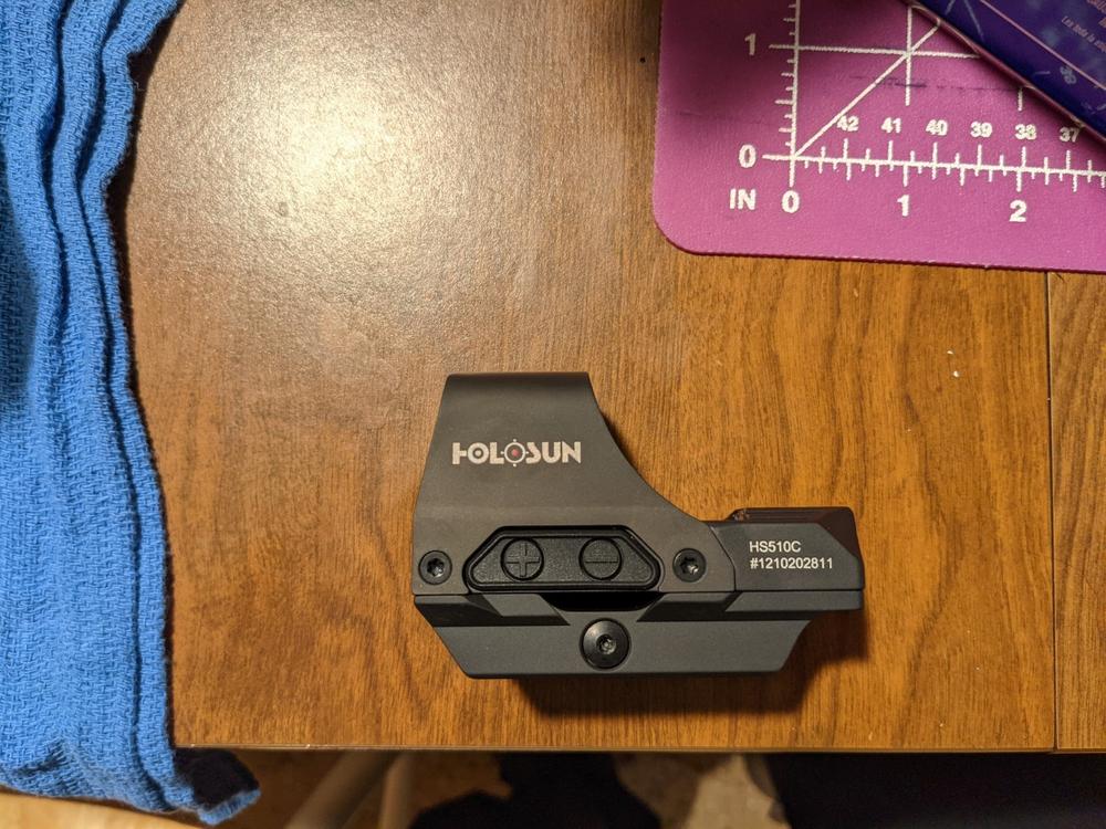 Holosun HUD Solar Powered Circle Dot Sight - Customer Photo From Bryan McDonough