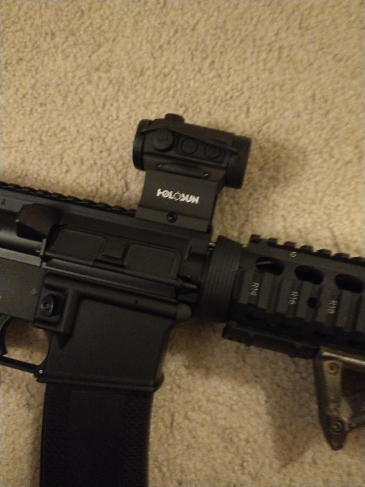 Holosun Paralow Solar Powered 2 MOA Red Dot Sight - Customer Photo From James O.