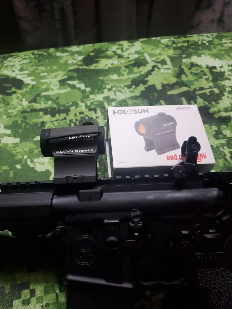 Holosun Paralow Solar Powered 2 MOA Red Dot Sight - Customer Photo From Phillip Leon