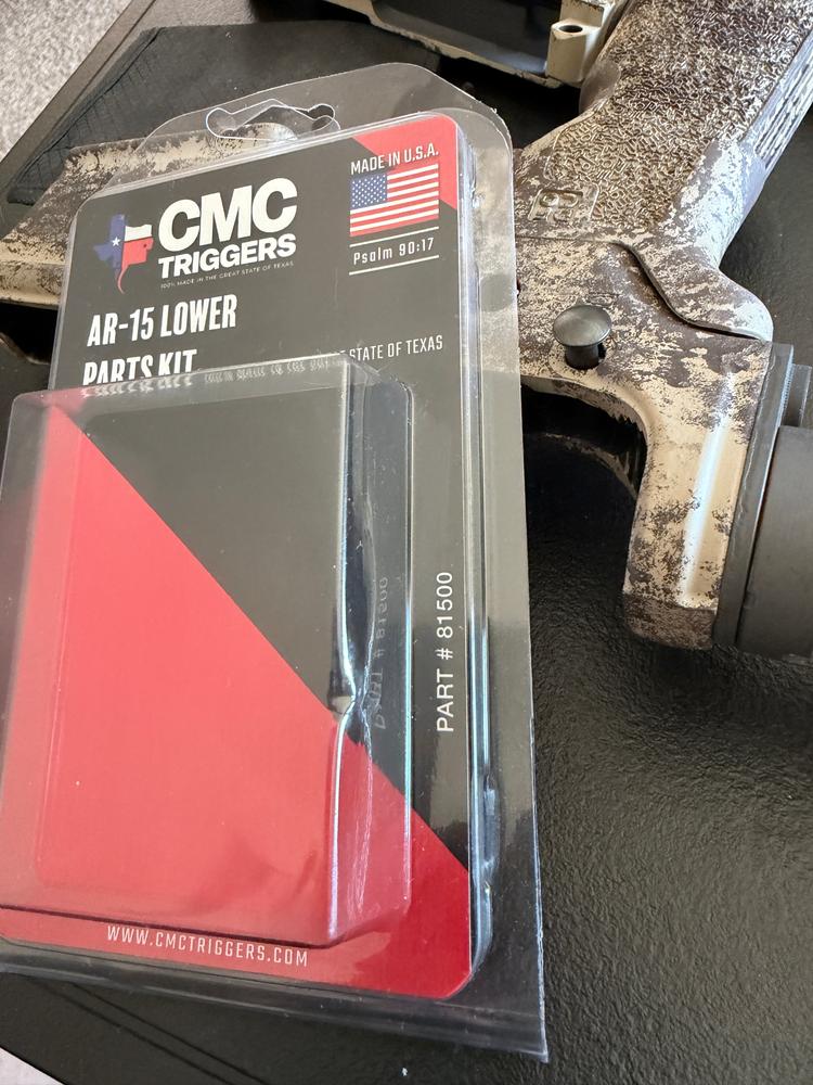CMC Lower Receiver Parts Kit Minus FCG - Customer Photo From Harvey Fawkes