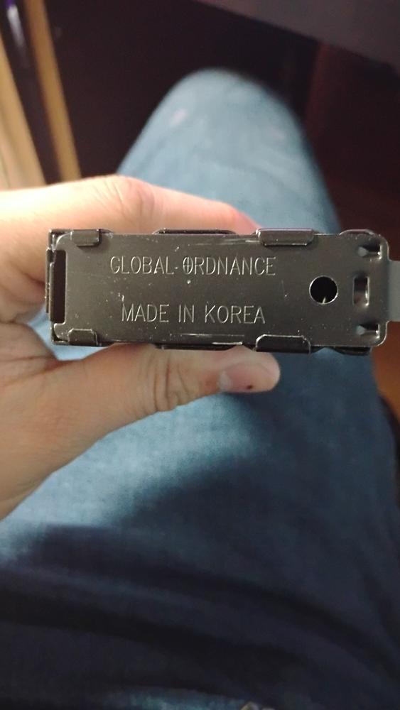 Global Ordnance 5.56/.223 AR-15 30rd Steel Magazine - Black - Customer Photo From (REDACTED NAME)