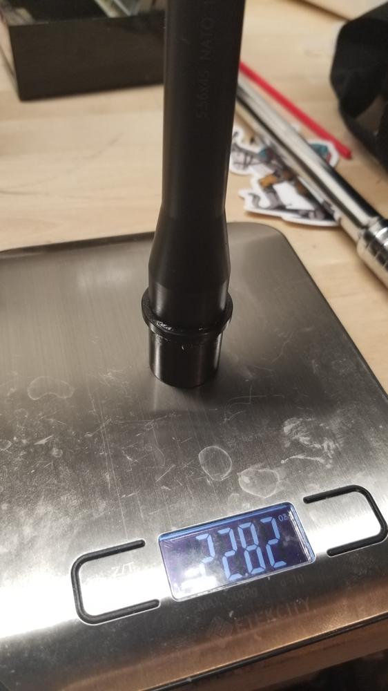 16" 5.56 NATO 1:7 Twist Black Nitride Mid-Length Pencil Barrel - Customer Photo From Christopher Hartman