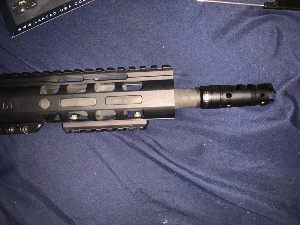 Lantac 5.56/.223 Dragon Muzzle Brake - 1/2-28 - Customer Photo From Jonathan Crenshaw