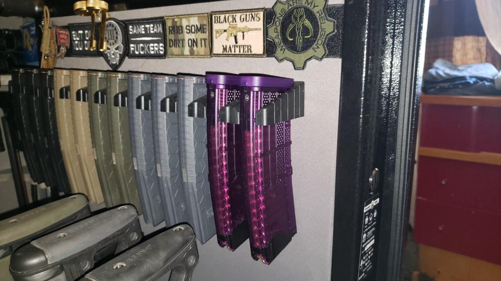 Lancer L5AWM AR-15 30RD Magazine - Translucent Purple - Customer Photo From Brian Webb