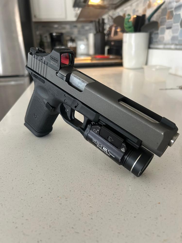 Lone Wolf Arms TWF Full/Compact Textured Stripped Frame For Glock 17 Gen 3 & 4 - Customer Photo From French