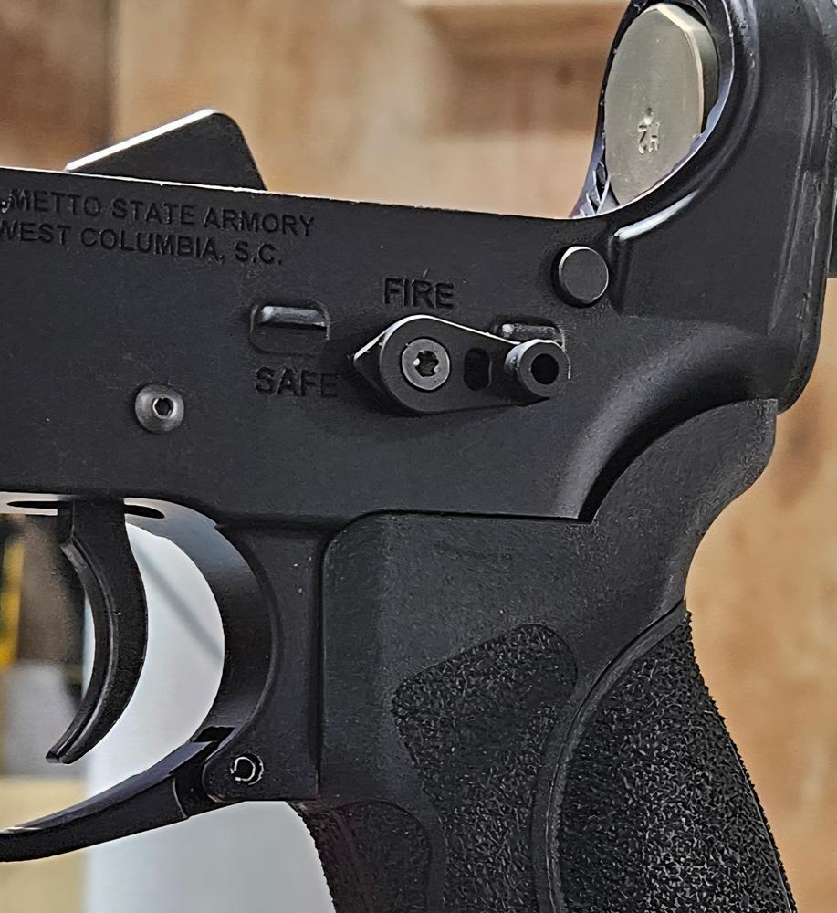 Armaspec Fulcrum 45/90 AR-15 Ambi Safety Selector - Black - Customer Photo From Trevor