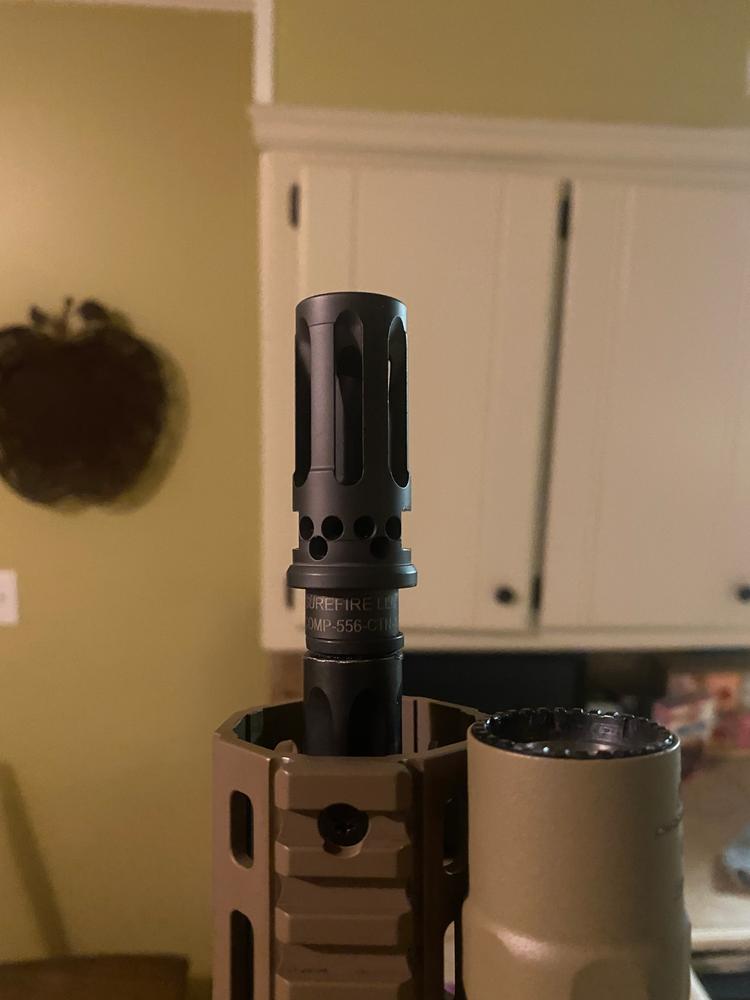 SureFire WARCOMP Flash Hider w/ Suppressor Adapter 5.56 - 1/2X28 - Customer Photo From Roy