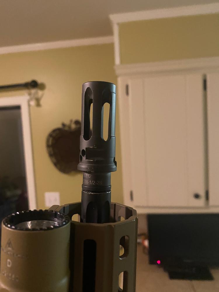 SureFire WARCOMP Flash Hider w/ Suppressor Adapter 5.56 - 1/2X28 - Customer Photo From Roy