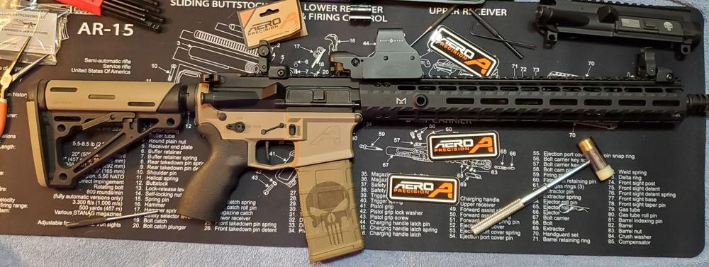 Aero Precision .750 Low Profile Gas Block - Black Nitride w/ No Logo - Customer Photo From Lee Anderson