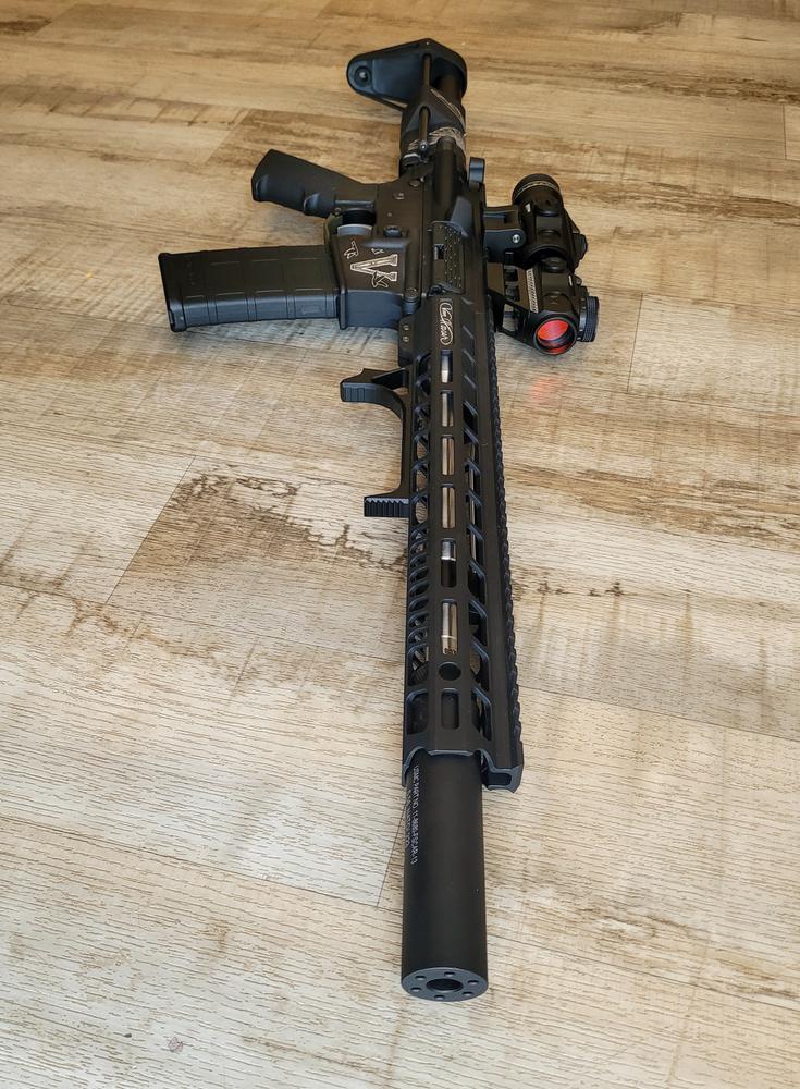 NBS 13.5" AR-15 Superlight Duty M-LOK Free Float Handguard - Customer Photo From Scott Van Hooser