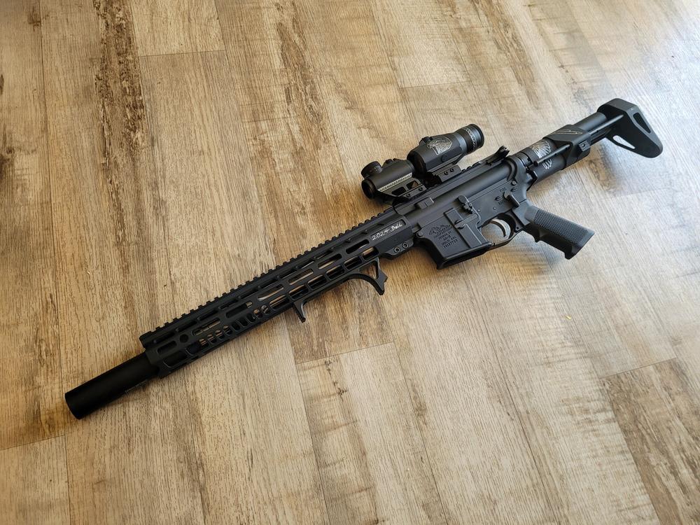 NBS 13.5" AR-15 Superlight Duty M-LOK Free Float Handguard - Customer Photo From Scott Van Hooser