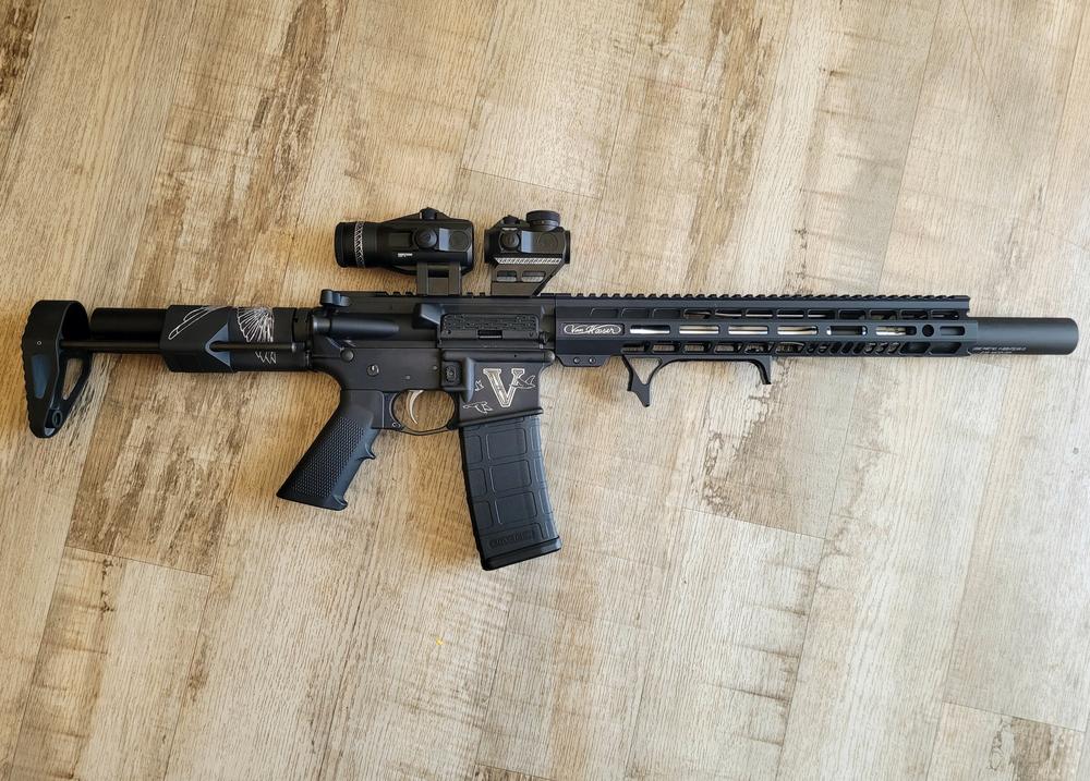 NBS 13.5" AR-15 Superlight Duty M-LOK Free Float Handguard - Customer Photo From Scott Van Hooser