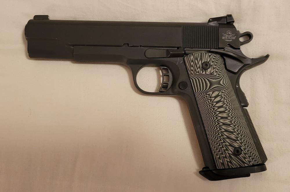 Rock Island Rock Ultra 5" 10mm 8 Rd Full Size Semi-Auto Pistol - Black - Customer Photo From RIA FAN