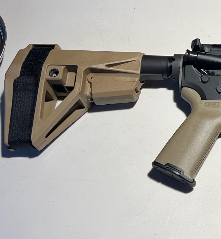 SB Tactical SBA4X Brace Only - FDE - Customer Photo From Steven Anderson