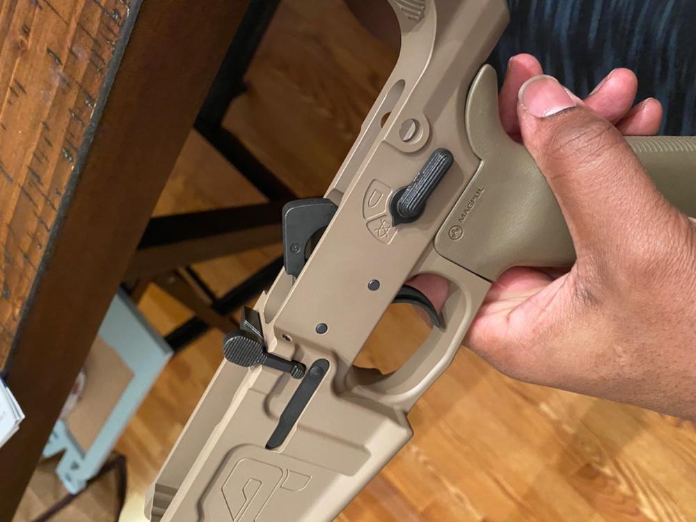 Aero Precision M5 .308 Lower Parts Kit, Minus FCG/Pistol Grip - Customer Photo From Lashawn Miller