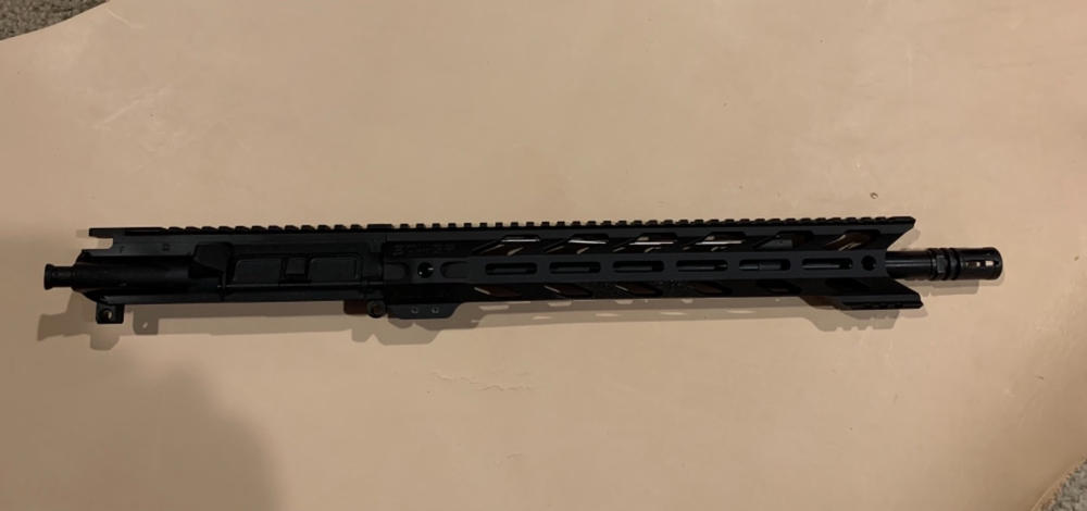 Rosco Manufacturing Bloodline 14.5" 5.56 Government 1:7 Twist Black Nitride Midlength Barrel - Customer Photo From Christopher Vandal