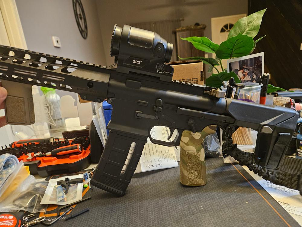 SB Tactical HBPDW 5.56 Pistol Stabilizing Brace - Black - Customer Photo From Mike